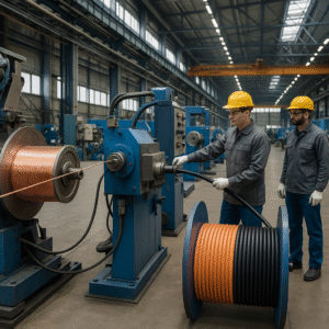 عکس تولید کابل برق